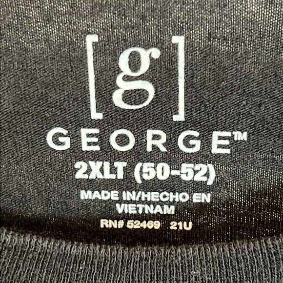 George Brand Black w/Glitter Cherry Graphic Women’s Sized 2XLT (50-52) Shirt - Picture 2 of 5